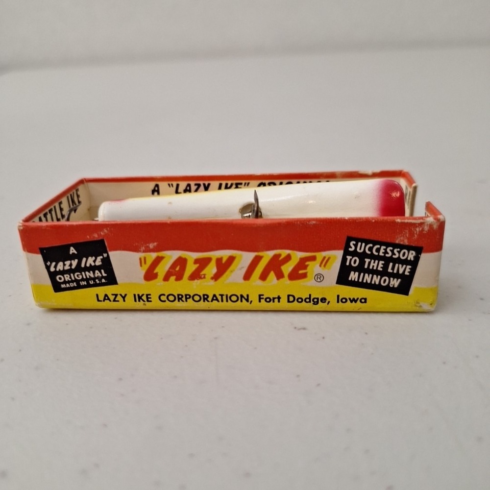 Vintage 1970's LAZY IKE #3 Fishing Lure *In Wrong Box* MADE IN USA - Picture 9 of 13
